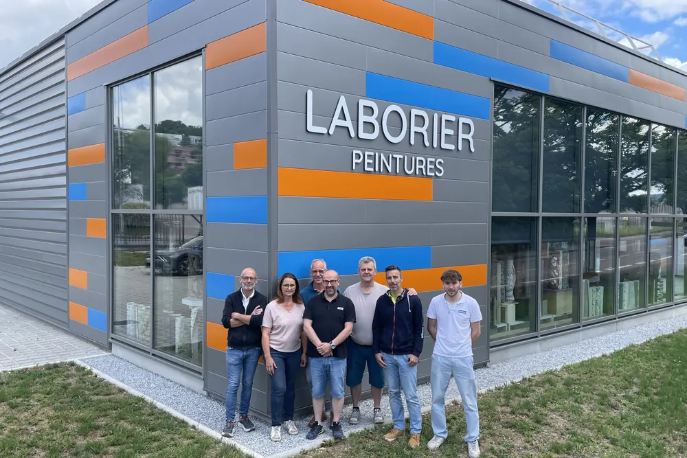 L'équipe du magasin Laborier Peintures de Besançon