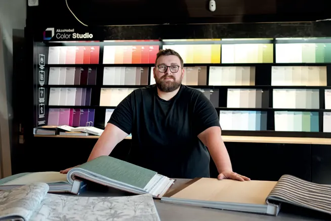 L'équipe du magasin Laborier Peintures de Morteau