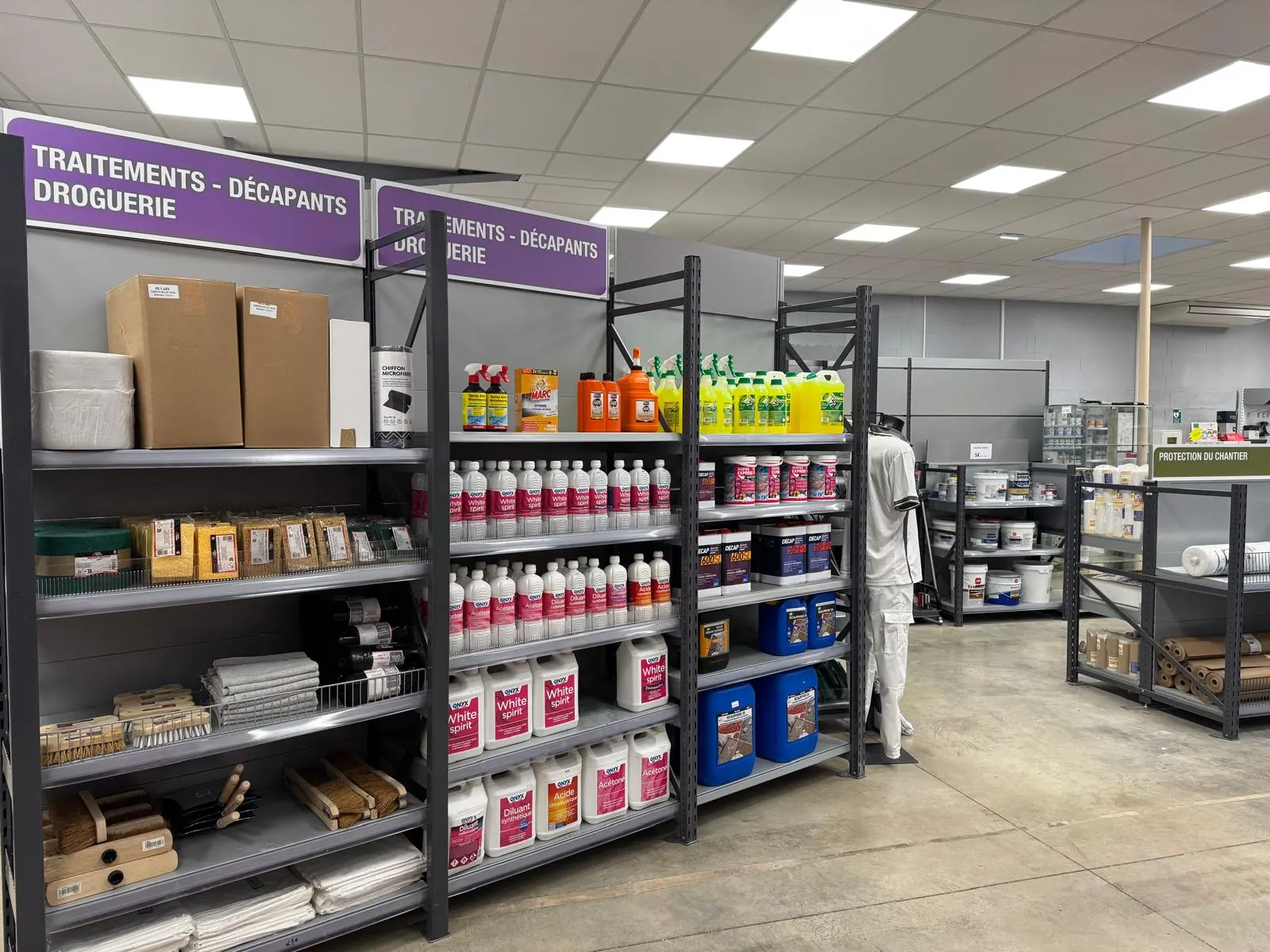 Rayon droguerie, traitements et décapants